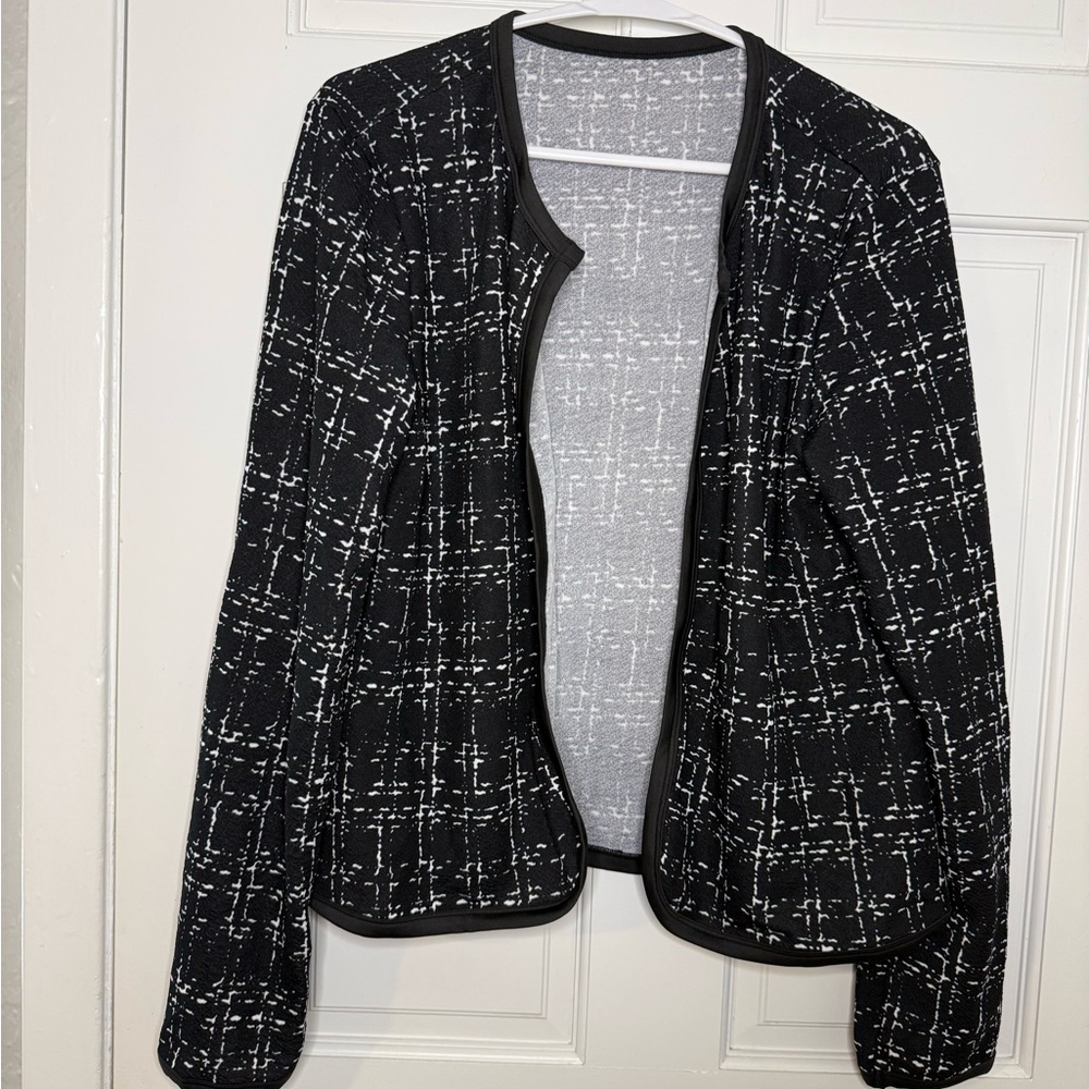 Chic Black and White Jacket